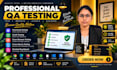 test websites android and IOS apps QA, manual, functionality, UX,UI testing