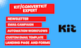 setup convertkit design newsletter email campaigns automation