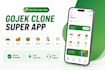 develop a gojek clone all in one app for food, taxi and grocery
