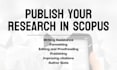 get your research published in scopus
