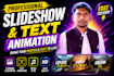 create amazing text animation  for  videos