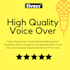 record a high quality  voice over