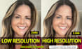make low image to a higher resolution