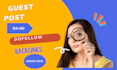 create high da guest post backlinks with SEO quality guest posting service