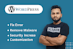 fix wordpress errors, remove malware, and increase security