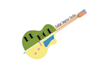 create jazz guitar evoking style logo
