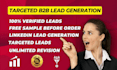 do b2b lead generation, linkedin leads, and build prospect lead list
