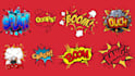 do a simple pop art logo design