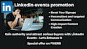 boost your linkedin event and maximize signups