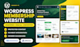 design wordpress membership website or subscription website
