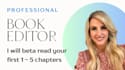 beta read your partial manuscript
