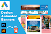 build HTML5 animated google ad banners from your design