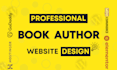 create professional book author website or ebook author website