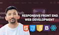 do HTML, CSS, javascript, react js, bootstrap web app front end development