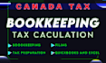 do complete accounting and bookkeeping service for canada