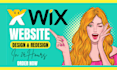 wix website design or wix redesign wix landing wix studio ecommerce store