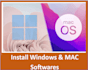 help to install any windows, mac, adobe and wilcom software