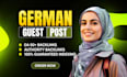 do manual SEO german backlinks service german guest post high da link building