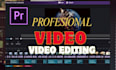 do profesionally video editing