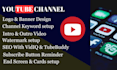 create and setup youtube channel