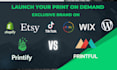 build an ecommerce woocommerce print on demand web store