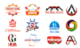 eye catching unique and professional logo design