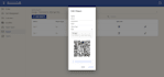 create a website for asset management with qr codes