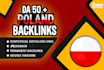 do high da poland dofollow seo backlink on polish pl sites