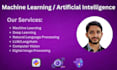 do machine learning, ai, llm, computer vision, nlp, dip, ml, and python tasks