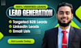 do b2b lead generation and find targeted verified emails