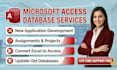 do your microsoft access database, desktop application, projects