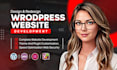do modern business website design, redesign and wordpress website development