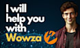setup live streaming with wowza