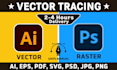 vector tracing logo, vectorize image, convert to ai svg pdf