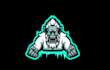 do yeti mascot logo design 1 day