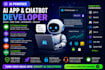 develop ai powered app, ai fine tuning, chatbot, ai agents developer