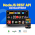 be your node js developer for developing secure apis and backend development