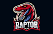 design creative raptor mascot logo for you in 12 hours