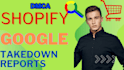 shopify report copyright infringement under dmca