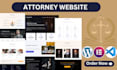 professionally design a lawyer website and a law firm website