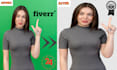 professional background removal from green screen photo