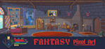 create fantasy pixel art scene