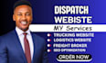create moving company, logistics, trucking, dispatch, freight, hauling website