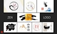 create japanese logo of zen simplicity
