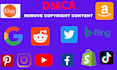 remove copyright infringing, defaming, negative, harassing, leaked, dmca post