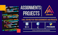 do your coding assignments and projects in c,cpp,python