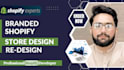 design pro shopify website, ecommerce store build and redesign