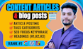 upload content articles and blog posts as wordpress VA