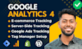 setup google analytics 4 ecommerce tracking on shopify, GTM