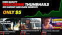 create amazing and high quality true crime youtube thumbnail